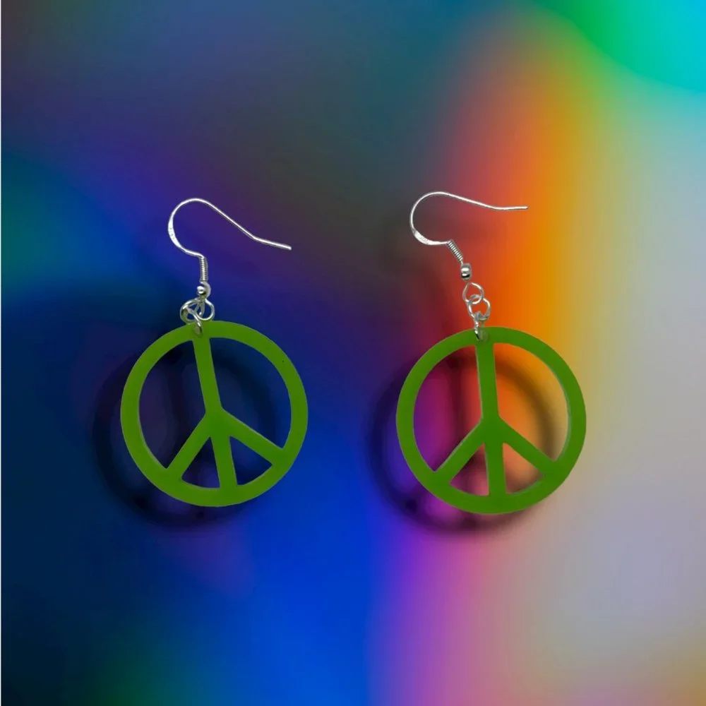 Dangling Peace Signs - Picture 2 of 2